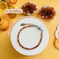 ราคา หินนำโชค ธรรมชาติ คาเนเลี่ยน Carnelian สร้อยข้อมือ สแตนเลส ผ่านการปลุกเสก (28903807229)