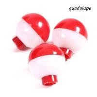 ราคา GUADALUPE1 Fishing Float Ball, Hard Plastic Red White Mini Fishing Bobber Floats Set, Fishing Floats Bobbers Round Buoy Gadget Snap-On Fishing Floating Tool ตกปลาทะเล (41127657565)