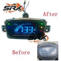 ราคา สําหรับ Yamaha JOG Aprio JOG ZR APRIO 4JP 4LV SA11J รถจักรยานยนต์ Speedometer Tachometer LED ดิจิตอลเมตร Assembly (57556771496)