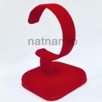 ราคา ที่โชว์นาฬิกา ที่โชว์กำไล ที่โชว์เครื่องประดับ ที่เก็บเครื่องประดับ แท่นโชว์กำไล แท่นโชว์นาฬิกา เสี้ยวจันทร์กำมะหยี่ (2421279464)
