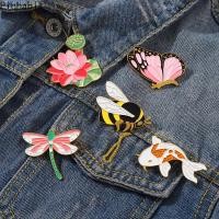 ราคา เข็มกลัดโลหะรูปแมลงปอแมลงปอดอกบัวแมลงปอสําหรับผู้หญิง (14100202585)