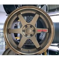 ราคา แม็ก HOF Te37 นาวาร่า ขอบ 18 หยอดแดง 6/114 (4วง) (6657688026)