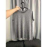 ราคา UNIQLO Airism เสื้อยืดออกกำลังกาย ผู้หญิง สีเทาเข้ม [มือสอง] (47204862905)