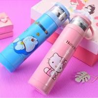 ราคา กระบอกน้ำเก็บร้อนหรือเย็น ฝาแก้ว ลายคิตตี้ โดเรม่อน (843702735)