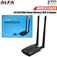 ราคา ALFA AWUS036ACH Wireless USB Adapter USB 3.0 Wi-Fi Adapter Wireless AC1200 เป็น hight power ประกัน1ปี (2285344010)