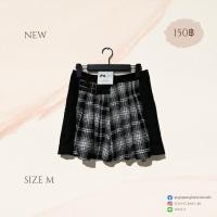 ราคา New กระโปรงกางเกง ลายสก็อต (14447644146)