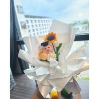 ราคา ช่อดอกไม้ งานถักโครเชต์ งานไหมพรม (20383983138)