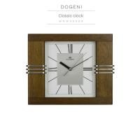 ราคา DOGENI นาฬิกาแขวนผนัง (WNW008DB) นาฬิกาแขวนไม้ ดีไซน์เรียบหรู เข็มเดินเรียบ (23369048362)