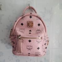 ราคา เป้มินิหนังลายmcmสีชมพูมือ2 (16266017378)