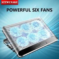 ราคา อลูมิเนียมอัลลอยด์แล็ปท็อปCooling Padแล็ปท็อปCoolerขาตั้งขาตั้งโน้ตบุ๊คหกพัดลมสำหรับแล็ปท็อปขนาด 11 (24629494429)
