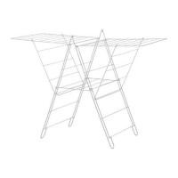 ราคา ส่งฟรี : ราวตากผ้า IKEA พับเก็บได้ (614112887)