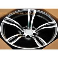 ราคา ล้อแม็กซ์ BMW M6 5รู120 สีกันเมทาลิกหน้าเงา F8.5 R9.5 -20นิ้ว 5รู120 [6667] (26405613317)