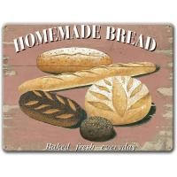ราคา ป้ายดีบุกโลหะวินเทจ: Agedsign Farmhouse Kitchen Decor - ขนมปังโฮมเมดโดย Martin Wiscombe สําหรับตกแต่งผนังศิลปะ (47704081974)