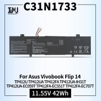 ราคา C31N1733 Laptop Battery Replacement for ASUS VivoBook Flip 14 TP412U TP412UA TP412FA TP412UA-IH31T TP412UA-EC059T TP412F (19583338612)