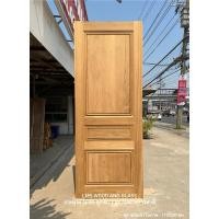 ราคา ประตูไม้ ไม้สัก ลูกฟัก 3 ลูก ขนาด 70x200, 80x200, 90x200, 100x200 ซม. (22188231400)
