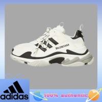 ราคา Adidas x Balenciaga "White/Black" ของแท้100%รองเท้าผ้าใบ (22475236414)