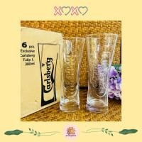 ราคา แก้วเบียร์ทรงสูง Exclusive Carlsberg แก้วญี่ปุ่น มือสอง สภาพใหม่ (40054874394)