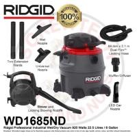 ราคา เครื่องดูดฝุ่น RIDGID ความจุ 60 ลิตร / 16 แกลลอน แบบดูดแห้งและเปียก รุ่น WD1685ND (46706103784)