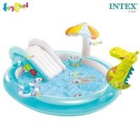 ราคา สระน้ำเป่าลมมีสไลเดอร์ (8432206658)