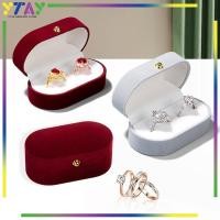 ราคา กล่องแหวนคู่ กล่องแหวนแต่งงาน 2 ที่วางแหวนสําหรับงานแต่งงานหมั้น กล่องแหวนคู่ (49706207300)