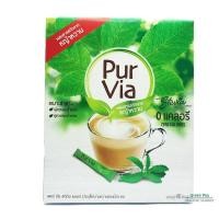 ราคา Pur via Stevia เพอ เวีย สตีเวีย 40ซอง 0Kcal ผลิตภัณฑ์ให้ความหวานแทนน้ำตาล (2462335691)