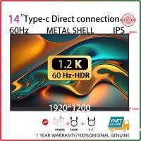 ราคา [สต๊อกพร้อม]จอภาพแบบพกพา 14 -1920*1200-60Hz HDMI PS4/5/Xbox/Switch/PC แล็ปท็อปสําหรับเล่นเกมหน้าจอ IPS BOE (26430149165)