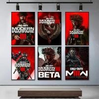 ราคา Call of Duty M-Modern W-WRare III โปสเตอร์ห้องนอนห้องนั่งเล่นตกแต่ง Office Home (24530642492)