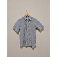 ราคา Uniqlo เสื้อเชิ้ตผู้ชายแขนสั้นผ้าลูกฟูก สีฟ้า/ ขาว Size S (27022504930)