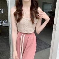 ราคา สายเดี่ยวไหมพรม เสื้อไหมเกาหลี เสื้อสายเดี่ยว เสื้อไหมพรม (22210247078)