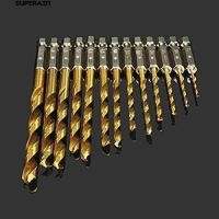 ราคา ดอกสว่านไทเทเนียม ไฮสปีด 1.5-6.5 มม. 13 ชิ้น (1342374286)