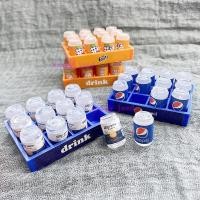 ราคา B155 ของเล่นตุ๊กตา ของจิ๋ว น้ำอัดลม น้ำกระป๋อง เป็ปซี่ลัง โค้กลัง dollhouse (24486710870)