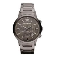 ราคา EMPORIO ARMANI นาฬิกาข้อมือผู้ชาย รุ่น AR2453 AR2454 43mm Classic Chronograph Black Dial - Black (24131699437)