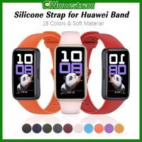 ราคา สายยางซิลิโคนกีฬาอ่อน for Smartwatch Huawei Band 10 9 8 NFC/Huawei Band 7/Huawei Band 6/Honor Band 6 อุปกรณ์เสริมเข็มขัด (41220867680)