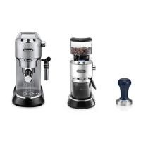 ราคา De'Longhi ชุดเซ็ต Dedica มาพร้อมกับเครื่องชงกาแฟเอสเพรสโซ รุ่น EC685.M + เครื่องบดเมล็ดกาแฟ รุ่น KG521.M + TAMPER (5523341887)