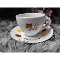 ราคา Rilakkuma ❤️ ถ้วยกาแฟเซรามิก พร้อมจานรอง ริลัคคุมะ ลายน้อง คุมะ โคริ กับโทริ น่ารักมากๆคร้า ❤️ (18683655492)