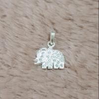 ราคา จี้เงินแท้ รูปช้างประดับเพชร (6741403825)