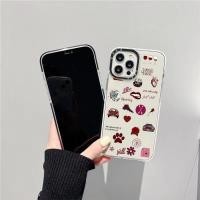 ราคา เคส iphone กันกระแทกโปร่งใสกล้องติดสีแดง 6 6s 7 8 x xr xs 11 12 13 14 plus pro max - sh2020 (53006467871)