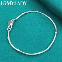ราคา Urmylady สร้อยข้อมือเงินแท้ 925 จี้งู 2 มม. เครื่องประดับแฟชั่น สําหรับผู้หญิง ผู้ชาย งานหมั้น ปาร์ตี้ งานแต่งงาน (20284364149)