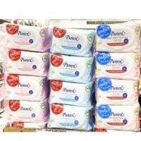 ราคา ผ้าเปียก Pureen (4 ห่อ) เพียวรีนเบบี้ไวพส์ สูตรเพียวแอนด์มายด์ (1531038586)