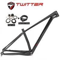 ราคา TWITTER LEOPARDpro STORM ไม่มีโลโก้รุ่น Quick Release CX กรวดเบรค MTB จักรยานเสือภูเขา Off-Road กรอบคาร์บอนอุปกรณ์จักรยานรวมทั้งชุดหูฟัง Seatpost Clamp (19162814139)