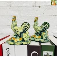 ราคา bitcoin ไก่แจ้มงคล ไก่เรียกทรัพย์ 1 คู่ (สีเหลืองวินเทจ) . (23735130296)