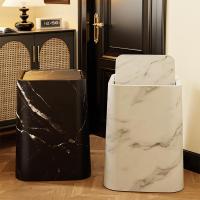 ราคา เหมาะสําหรับครอบครัวถังขยะห้องนั่งเล่นที่มีฝาปิดหรูหรามาก.เหมาะสําหรับห้องน้ําและห้องครัวถังขยะสุขาภิบาลความจุขนาดใหญ่.เหมาะสําหรับโรงแรมถังขยะเชิงพา (57305696654)