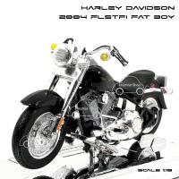 ราคา โมเดลรถ HARLEY DAVIDSON 2004 FLSTFI Fat Boy สีดำ (Scale 1:18) (174555871)