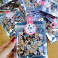 ราคา สติ๊กเกอร์ PVC สติ๊กเกอร์นูนใส 100ชิ้น Micky Sticker Candy seal flake image (6194161580)