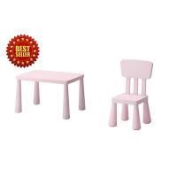 ราคา โต๊ะเด็กอีเกีย IKEA เก้าอี้เด็ก ชุดเฟอร์นิเจอร์เด็กเล็ก โต๊ะกิจกรรมเด็กเล็ก โต๊ะเขียนหนังสือเด็ก สีชมพู รุ่นขายดี (1938799779)