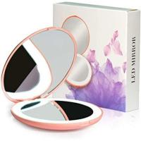 ราคา K-Select Ultra-Thin LED Make-Up กระจกแต่งหน้าแบบพกพาสีขาว มีไฟ LED (5862985548)