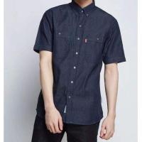 ราคา HARA เชิ้ตยีนส์แขนสั้น. สีบลูยีนส์, สีดำ สินค้าพร้อมส่ง (10859606342)