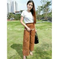 ราคา กางเกงลายผ้าถุง (983789426)