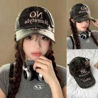 ราคา Miss_J พร้อมส่งจากกทมหมวกเบสบอลลายพราง หมวกสีเขียวทหารลายพรางย้อนยุคอเมริกัน เย็บปักถักร้อยจดหมาย (48502232167)