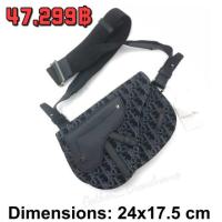 ราคา NewDior Saddle Pouch Blue Dior Oblique Jacquard (7439441452)